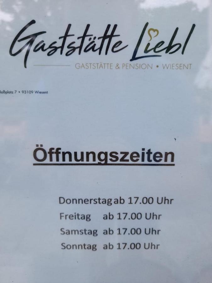 ホテル Gaststaette Liebl Wiesent エクステリア 写真